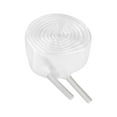 thumbnail image 1 of INSPIRE CHIC Women's Wide Ribbon Shoe Laces Flat Velvet Shoelaces Strings White 170cm/67", 1 of 6