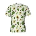 thumbnail image 3 of Naloa Green Avocado Men's T-Shirt Sport T-shirt Men's Basic Tee Casual Men's Shirt, Round Neck, Short Sleeves - Large, 3 of 5