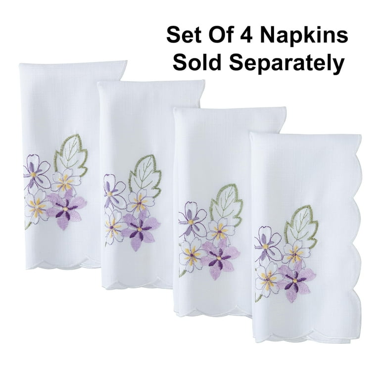 Newbridge Spring Hydrangea Embroidered Center Piece, Spring
