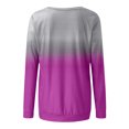 thumbnail image 4 of Camiseta de manga larga con cuello redondo y estampado divertido de Halloween para mujer Fridja fjkfkj909, 4 of 4