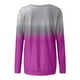 thumbnail image 4 of Sudadera de cuello redondo de Color degradado con estampado de araña y gato divertido de Halloween para mujer, Top de manga larga Fridja fjkfkj711, 4 of 4