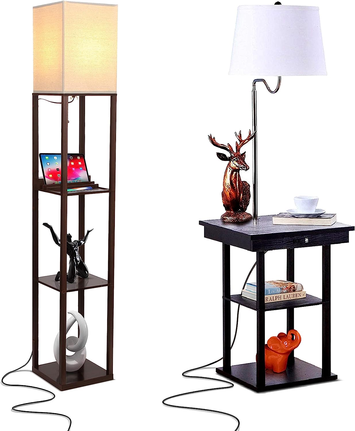 MIANYANG Maxwell and Madison Living Room Floor Lamps Set of 2