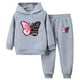 thumbnail image 1 of Odeerbi 2-16 Años Niñas Conjuntos Estampados Sudaderas Con Capucha Pantalones Dos Piezas Conjunto Sudadera Fina, 1 of 3