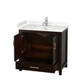 thumbnail image 2 of Wyndham Collection Wcs141436s-Vca-Mxx Sheffield 36" Free Standing Single Basin Vanity Set, 2 of 7