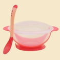 thumbnail image 4 of ENJOYW Baby Children Training Feeding Dinner Bowl Spoon Tableware Set with Suction Cup Baby Bowl Set, 4 of 7