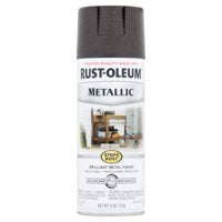 - 2-Pack Value - Rust-oleum stops rust metallic oil rubbed bronze brilliant metal finish spray paint, 11 oz
