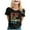 A-Black143, variant on Womens T-Shirts Colorful Letter Pattern Short Sleeve Crew Neck Tee Shirts Spring Daily Lightweight Stylish Tops