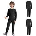 thumbnail image 6 of Oyolan Special Needs Adaptive Clothing for Children Long Sleeve Zip Back Jumpsuit Anti-Strip Romper Long Leg Bodysuit Black 6, 6 of 7
