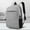 Gray #2, variant on Vaidha Laptop Backpack 15.6 Inch, Business Slim Laptops Travel With USB Charging Port, College School Computer Bag Gifts For Men And Women