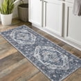 thumbnail image 3 of Haperlare Vintage Runner Rugs for Hallway Oriental Distressed Washable Non Slip Laundry Rug Runner Rugs for Entryway,Blue,2'x6', 3 of 7