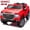 C-Red, variant on Zukpow Licensed GMC 24 Volt Ride on Toys, 4WD/2WD Switchable Power Car wheels with Remote, Bluetooth, Fold Down Tailgate, Rear Storage, Red