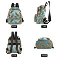 thumbnail image 4 of FORMRS Mini Backpack Purse for Women Quilted Travel Daypack Casual Shoulder Bag, Pineapple Stripes Pattern, 4 of 7