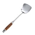 thumbnail image 2 of PENGXIANG Ustensiles de Cuisine en Acier Inoxydable pour la Cuisine Moderne et Outil de Cuisson de Service avec Utilisation de la Cuisine Manche en Bois - Louche, 2 of 3