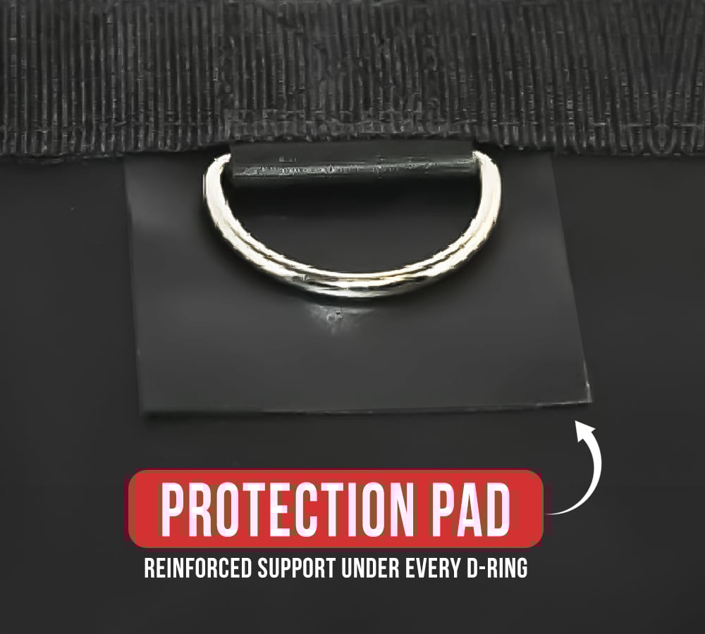 thumbnail image 2 of Mytee Products Superlight 14oz Flatbed Trailer Lumber Steel Tarp 20x27 (6' Drop) - Black, 2 of 9