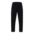 thumbnail image 3 of Men's Casual Pants Lightweight Breathable Elastic Waist Comfortable Summer Trousers for Yoga Beach Walking Outdoor Activities Mens Beach Pants Trousers Vacation Cargo Pants, 3 of 7