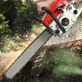 thumbnail image 3 of YNCE 58CC Gas Chainsaw, Professional Chainsaw with 2-Stroke Engine, 20inch Chain Saw Bar, Ergonomic Non-Slip Handle & 550ml Fuel Tanks for Tree Wood Cutting, 3 of 10