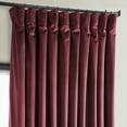 thumbnail image 6 of HPD Half Price Drapes Cinema Red Heritage Plush Velvet Room Darkening Curtains for Bedroom & Living Room Curtains (1 Panel), Window Curtains 108 inches long, Extra Wide Curtains & Drapes, 100W X 108L, 6 of 10