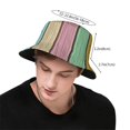 thumbnail image 2 of Bucket Hat for Men Women, Pastel Wood Planks Breathable Sun Hat Summer Beach Hats, Fun Womens Mens Bucket Hat for Travel Outdoor Vacation Fishing Hiking Sports, 2 of 6