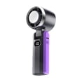 thumbnail image 2 of Linnome Handheld Semiconductor Cooling Fan Foldable Portable Rechargeable High Speed with LED Display for Travel 7.01x2.48x2.44in Gray, 2 of 9