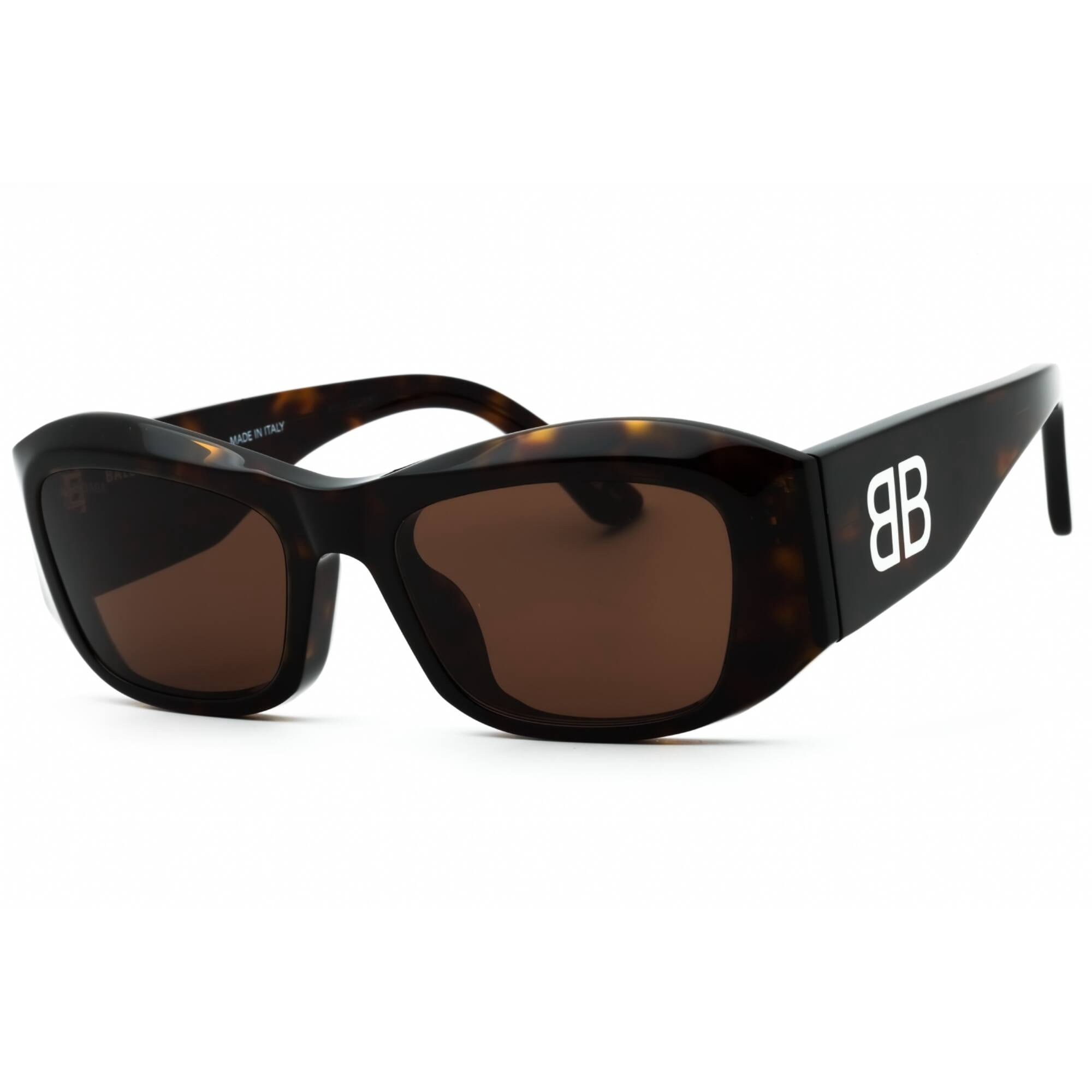 Balenciaga BB0396SK 001 55mm Oval Sunglasses Women's Black