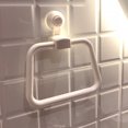 thumbnail image 4 of Towel Ring Punch Free Wall Mounted Space-saving Removable Simple Installation Good Weight Capacity ABS Hand Towel Holder with Strong Suction Base Home Supplies, 4 of 7