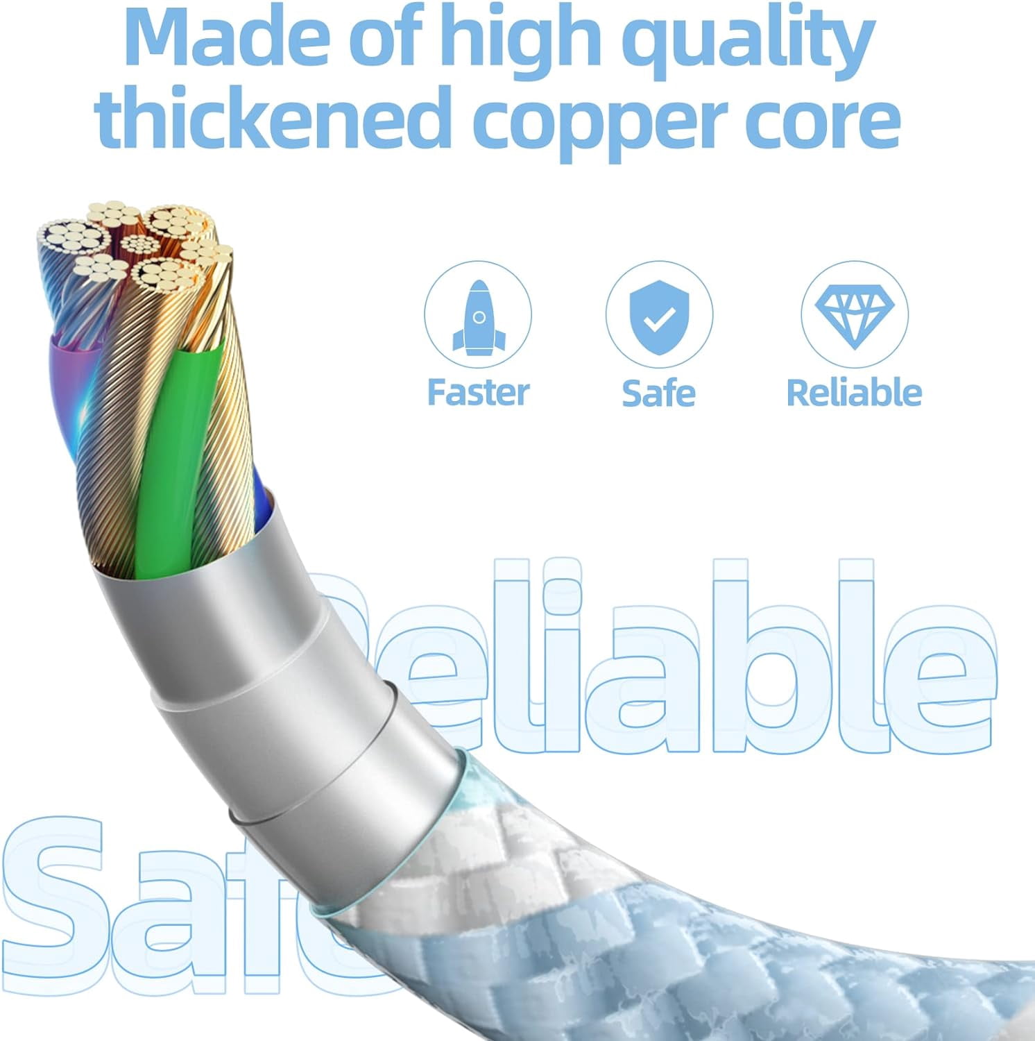 iPhone 14 13 12 Charger Cord [Apple Mfi Certified] 3 Pack 10ft Compatible with iPhone iPad iPod