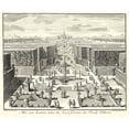 thumbnail image 3 of Decker 23x20 Black Modern Framed Museum Art Print Titled - Fountains of Versailles I, 3 of 5