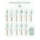 thumbnail image 2 of Utensilios Silicona 12 Set Cocina Espatulas Reposteria Color Verde, 2 of 6