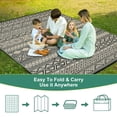 thumbnail image 4 of Alfombra exterior GAOMON, 274x366 cm, impermeable, plegable, para patio, 4 of 7