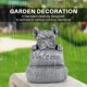 thumbnail image 4 of Bulldog francés sobre pedestal Accesorios para el hogar o el jardín Decoración de jardín Decoración de exterior gris, gris, 4 of 5