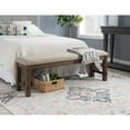 thumbnail image 3 of Powell Turino Rustic Umber Bench, 3 of 6