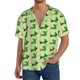 thumbnail image 1 of Fotbe dogs St Patrick's Day Camisa Estampada de Manga Corta para Hombre, Casual de Verano, Estilo Playero, Sin Arrugas-Large, 1 of 5