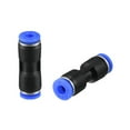 thumbnail image 4 of 10pcs Push to Connect Fittings 4mm or 5/32" Straight Tube Fittings Blue, 4 of 5