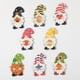 thumbnail image 2 of Letrero De Madera Para Puerta Delantera, Adorno Decorativo, Letrero Para El Hogar, Hermoso Y Elegante Tablero Colgante De Navidad Con Ocho Papá Noel De Navidad Serendint HA013780-00, 2 of 7