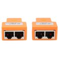 thumbnail image 1 of Répartiteur Ethernet, 2 Pcs Connecteur 1 à 2 R Répartiteur Ethernet Durable, 1 of 14