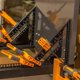 thumbnail image 4 of 30CM Metric Professional Triangle Protractor Aluminum Alloy Triangle Ruler Stop Angle Measuring Tool, 4 of 5