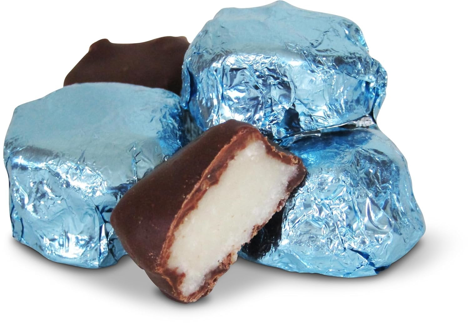 Gourmet Chocolate Coconut Cremes by It's Delish, 2 Lbs Bulk Bag  Fancy Individually Foil Wrapped Chocolates with Coconut Cream  Certified Kosher Parve, Gluten Free, Non-Dairy