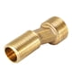 thumbnail image 3 of Acople para tubería de latón - Conector de tubería de 2 vías con boquilla hexagonal 3/4 "X 1/2" Accesorios de conexión para tubos de agua, 3 of 8