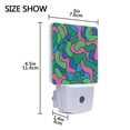 thumbnail image 4 of Twisty Bold Line Night Light 2 Pack LED Nightlight Plug into Wall Dusk to Dawn Sensor Soft White, 4 of 7