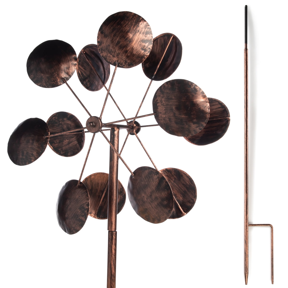 Mainstays 45” Metal Wind Spinner Decorative Lawn Ornament Home Outdoor