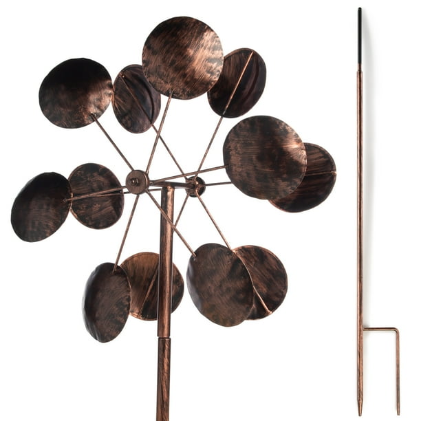 Mainstays 45” Metal Wind Spinner Decorative Lawn Ornament Home Outdoor