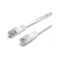 StarTech 1 ft White Molded Cat5e UTP Patch Cable White