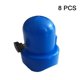 thumbnail image 1 of 8/10pcs Trampoline Enclosure Pole Cap with Screw Thumb Pipe Top Cover for Children Trampoline Jumping Bed Pole Cap New, 1 of 4