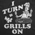 thumbnail image 2 of Mens Funny T Shirts I Turn Grills On Sarcastic BBQ Graphic Novelty Tee for Men Graphic Tees, 2 of 9