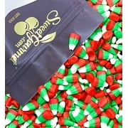 SweetGourmet Holiday Candy Corn Red, White & Green | Bulk Christmas Candy | 2 Pounds
