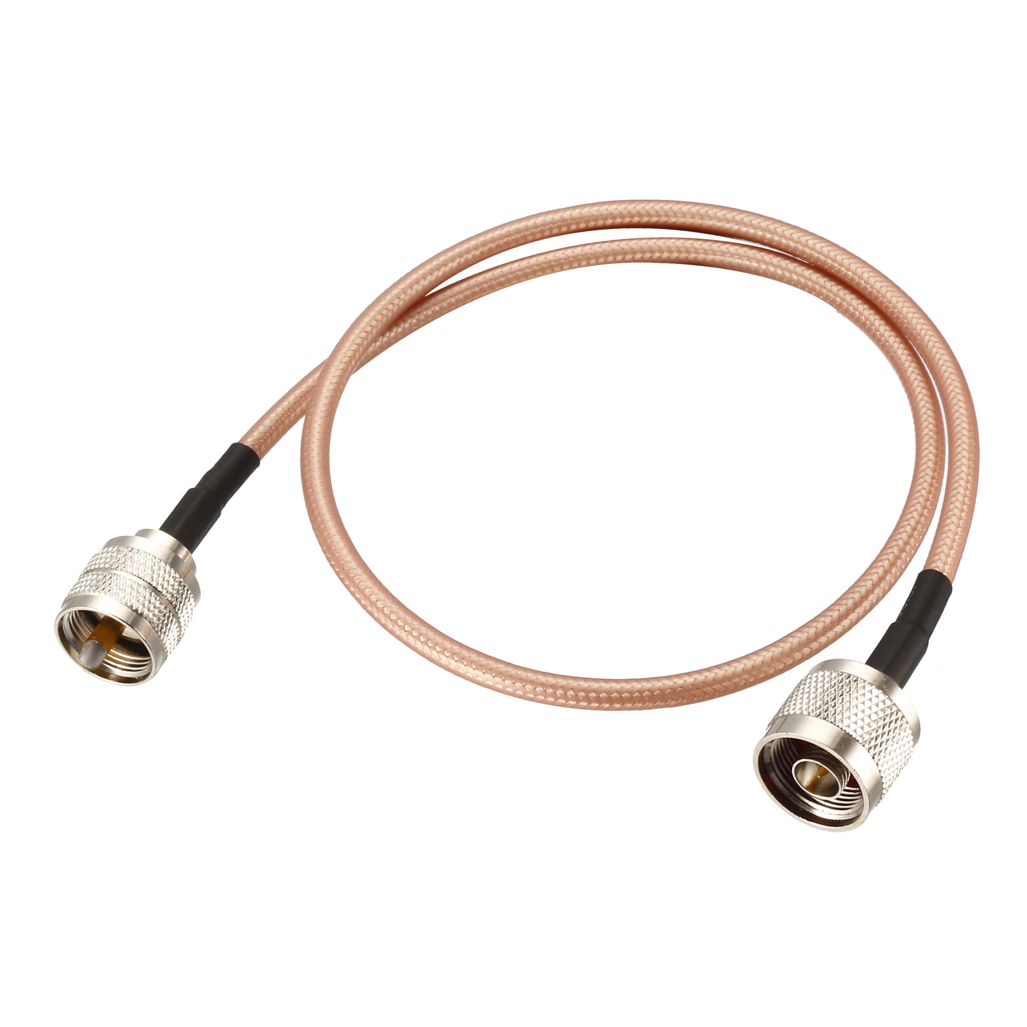uxcell UHF Male PL-259 to UHF Male PL-259 Low Loss RG213 Coax Jumper Cable 0.3Meter/1Ft uxcell UHF Male PL-259 to UHF Male PL-259 Low Loss RG213 Coax Jumper Cable 0.3Meter/1Ft