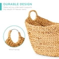 thumbnail image 3 of Best Choice Products Portable Large Hand Woven Wicker Braided Storage Laundry Basket Organizer w/ Handles - Natural, 3 of 7