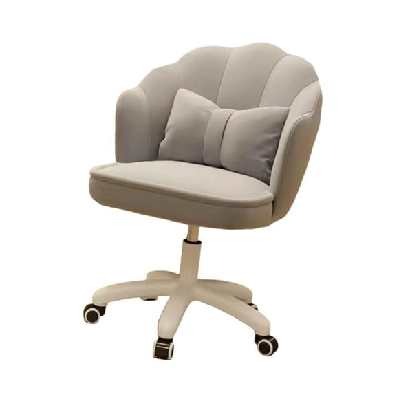 GROWTH TANK Chaise de Bureau Pivotante à 360 Degrés Tabouret de Travail pour Ordinateur pour Appartement Bureau Maison Gris Pâle