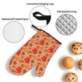 thumbnail image 3 of Sikiie Yellow And Red Maple Leaves Oven Mitts and Pot Holders, Silicone Oven Gloves, Heat Resistant Oven Mitts 4Pcs Set, 3 of 6