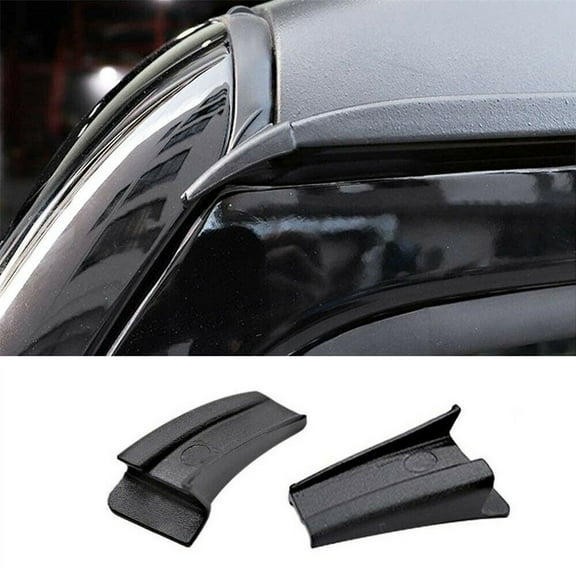 2pcs Top Rain Gutter Extensions Water Diversion Channel for Jeep Wrangler JK JL Gladiator JT 2007-2022 Car Exterior Accessories